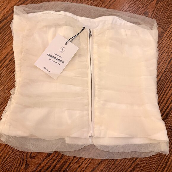 NWT Reformation Beau Top - Ivory, Size 2 - Picture 6 of 7